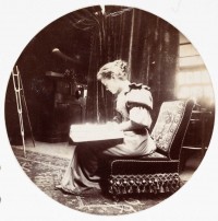 Woman reading c.1890