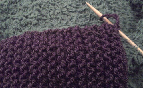 Knitted square