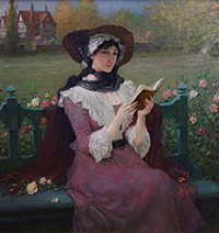Woman Reading by George Henry Boughton, c. 1900